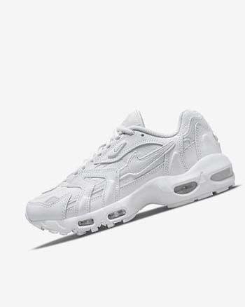 Trampki Damskie Nike Air Max 96 2 Białe Platyna Metal Srebrne Białe | PL_2238