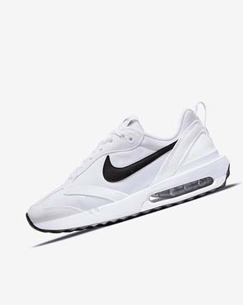 Trampki Damskie Nike Air Max Dawn Białe Pomarańczowe Czarne | PL_1102