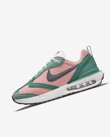 Trampki Damskie Nike Air Max Dawn Czerwone Różowe Białe Szare | PL_2844
