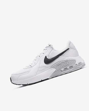 Trampki Damskie Nike Air Max Excee Białe Platyna Czarne | PL_1174
