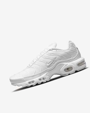 Trampki Damskie Nike Air Max Plus Białe Platyna Białe | PL_1181