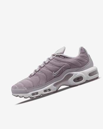 Trampki Damskie Nike Air Max Plus Fioletowe Białe Metal Srebrne | PL_5125