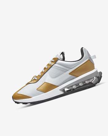 Trampki Damskie Nike Air Max Pre-Day SE Platyna Metal Złote Metal Srebrne Białe | PL_2261