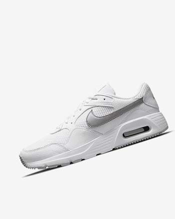 Trampki Damskie Nike Air Max SC Białe Platyna Metal Platyna | PL_4538