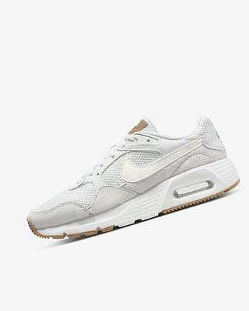 Trampki Damskie Nike Air Max SC Białe Platyna | PL_4574