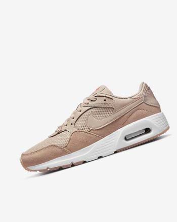 Trampki Damskie Nike Air Max SC Khaki Szare Różowe Białe Różowe | PL_4927