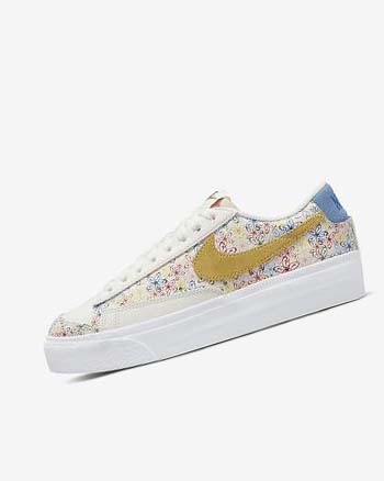 Trampki Damskie Nike Blazer Low Platformie Królewski Niebieski Niebieskie | PL_4900