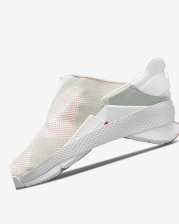 Trampki Damskie Nike Go FlyEase Białe Pomarańczowe Białe | PL_4854