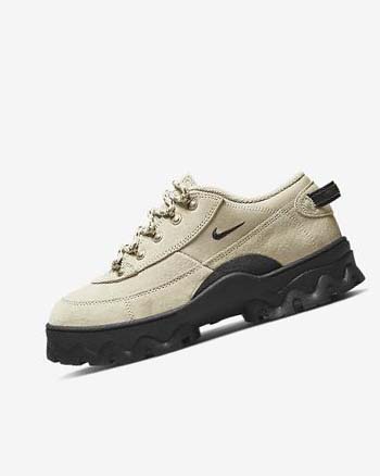 Trampki Damskie Nike Lahar Low Czarne Metal Złote Khaki | PL_2582