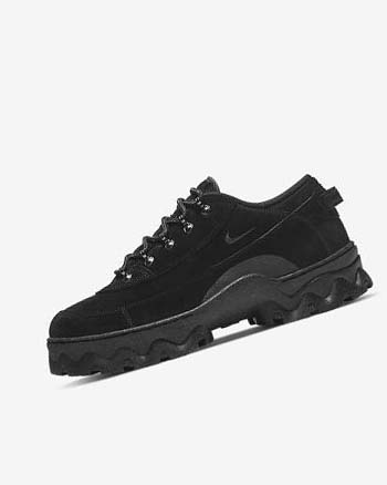 Trampki Damskie Nike Lahar Low Czarne Pomarańczowe Czarne Ciemny Szare | PL_2428