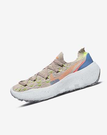 Trampki Damskie Nike Space Hippie 04 Szare Niebieskie Głęboka Czerwone Pomarańczowe | PL_2673