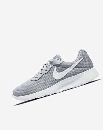 Trampki Damskie Nike Tanjun Szare Czarne Białe | PL_2657