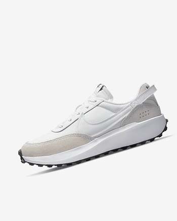 Trampki Damskie Nike Waffle Debut Białe Czarne Pomarańczowe Białe | PL_4917