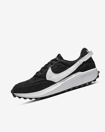 Trampki Damskie Nike Waffle Debut Czarne Pomarańczowe Białe | PL_5365
