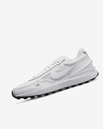 Trampki Damskie Nike Waffle One Białe Czarne Białe | PL_1212
