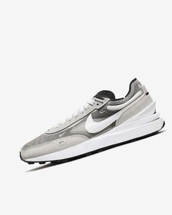Trampki Damskie Nike Waffle One Białe Czarne Pomarańczowe Białe | PL_3133