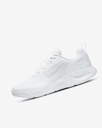 Trampki Damskie Nike Wearallday Białe Białe Białe | PL_2836