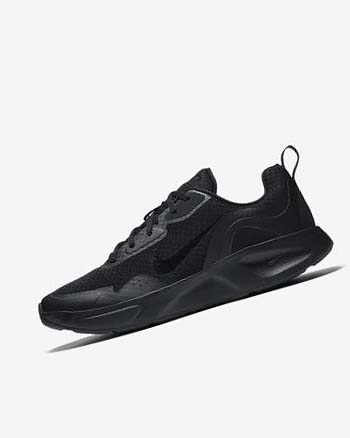Trampki Damskie Nike Wearallday Czarne Czarne | PL_1136