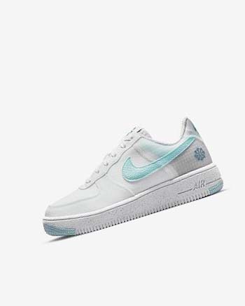 Trampki Dziewczynka Nike Air Force 1 Crater Białe Niebieskie | PL_4960