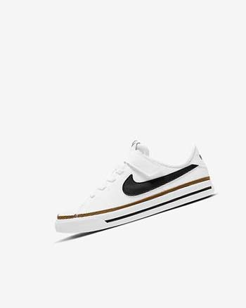 Trampki Dziewczynka Nike Court Legacy Białe Głęboka Brązowe Czarne | PL_2691