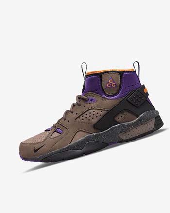 Trampki Męskie Nike ACG Air Mowabb Brązowe Fioletowe Głęboka | PL_4544