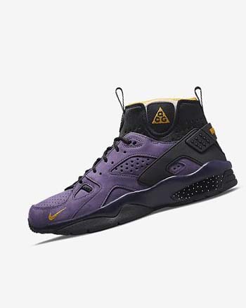 Trampki Męskie Nike ACG Air Mowabb Fioletowe Niebieskie Czarne Złote | PL_2709