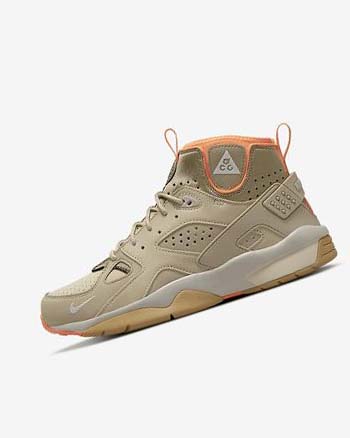 Trampki Męskie Nike ACG Air Mowabb Khaki Srebrne | PL_4955