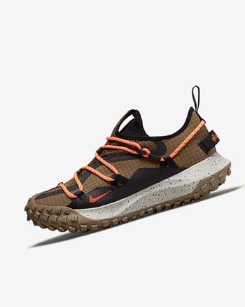 Trampki Męskie Nike ACG Mountain Fly Low GORE-TEX SE Khaki Pomarańczowe Czarne | PL_1103