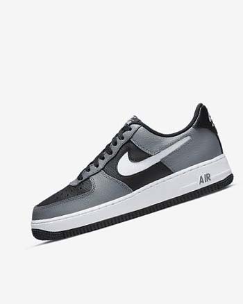 Trampki Męskie Nike Air Force 1 '07 LV8 Czarne Szare Białe | PL_4943