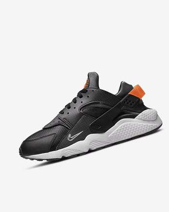 Trampki Męskie Nike Air Huarache Czarne Pomarańczowe Szare Białe | PL_5253