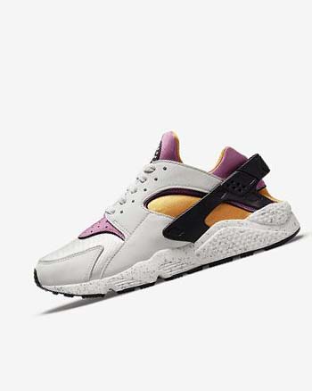 Trampki Męskie Nike Air Huarache Głęboka Beżowe Złote Czarne Różowe | PL_4868