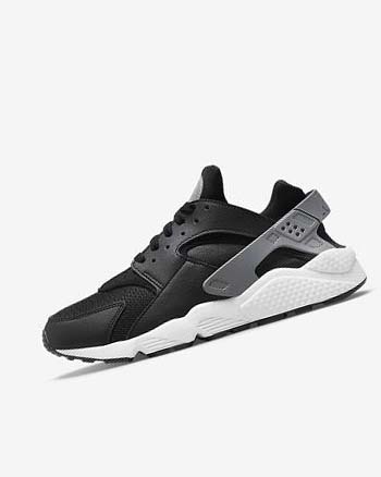 Trampki Męskie Nike Air Huarache J22 Czarne Szare Białe | PL_5139