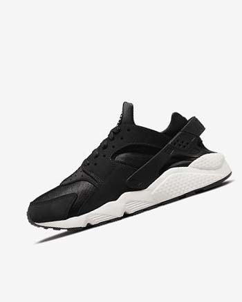 Trampki Męskie Nike Air Huarache LE Czarne Białe | PL_2570
