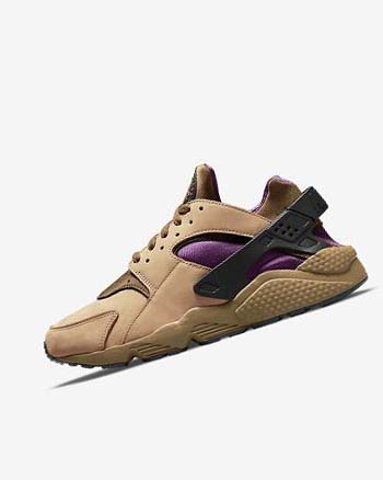 Trampki Męskie Nike Air Huarache LE Czarne Brązowe | PL_2788