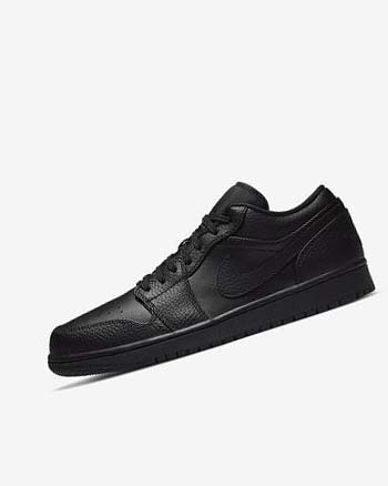 Trampki Męskie Nike Air Jordan 1 Low Czarne Czarne Czarne | PL_4890