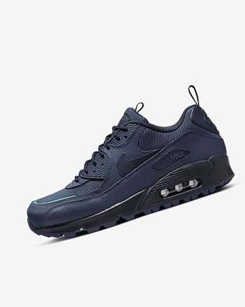 Trampki Męskie Nike Air Max 90 Surplus Granatowe Obsidian | PL_5150