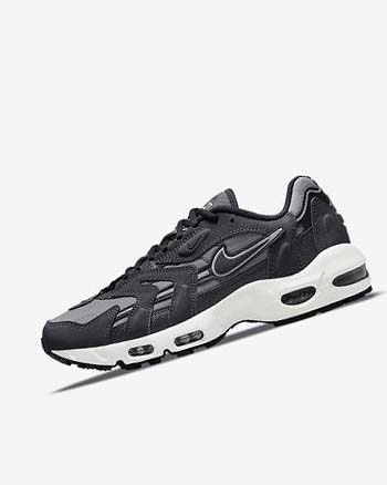 Trampki Męskie Nike Air Max 96 II Szare Ciemny Szare Białe Czarne | PL_4662