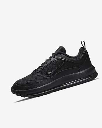 Trampki Męskie Nike Air Max AP Czarne Czarne Czarne | PL_4834