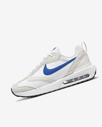 Trampki Męskie Nike Air Max Dawn Białe Głęboka Beżowe Czarne Królewski Niebieski | PL_2899