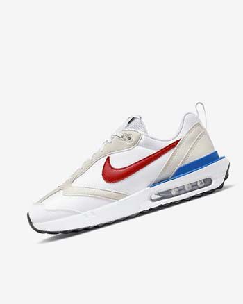 Trampki Męskie Nike Air Max Dawn Białe Niebieskie Czarne Czerwone | PL_2811