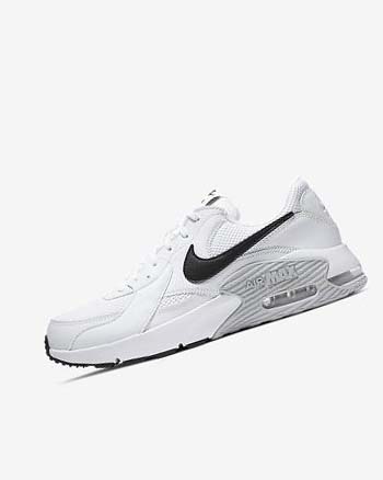 Trampki Męskie Nike Air Max Excee Białe Platyna Czarne | PL_4831