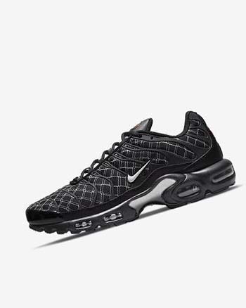 Trampki Męskie Nike Air Max Plus Czarne Niebieskie Czerwone Białe | PL_4990