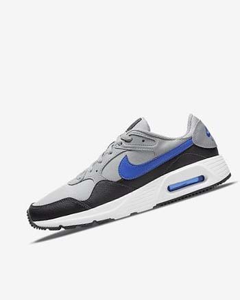 Trampki Męskie Nike Air Max SC Głęboka Szare Ciemny Szare Białe Królewski Niebieski | PL_3124