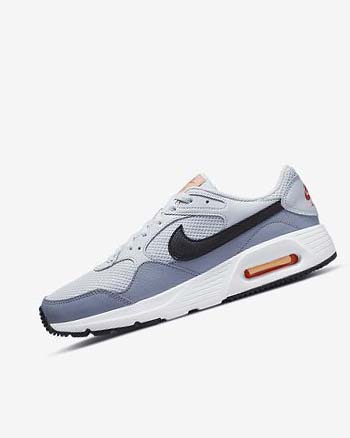 Trampki Męskie Nike Air Max SC Platyna Białe Czarne | PL_1164