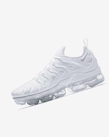 Trampki Męskie Nike Air VaporMax Plus Białe Platyna Białe | PL_5220
