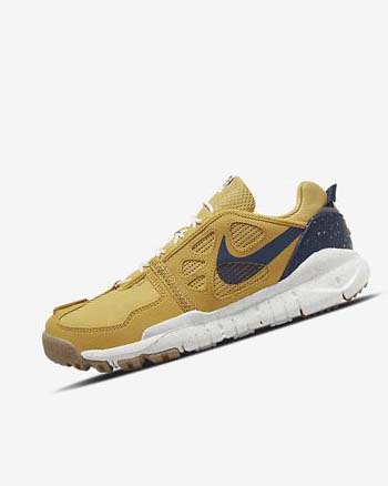 Trampki Męskie Nike Free Terra Vista Złote Granatowe | PL_2753