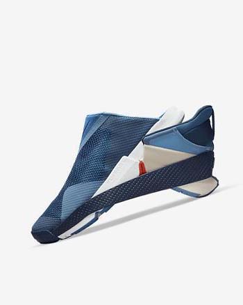 Trampki Męskie Nike Go FlyEase Niebieskie Niebieskie Białe | PL_4913