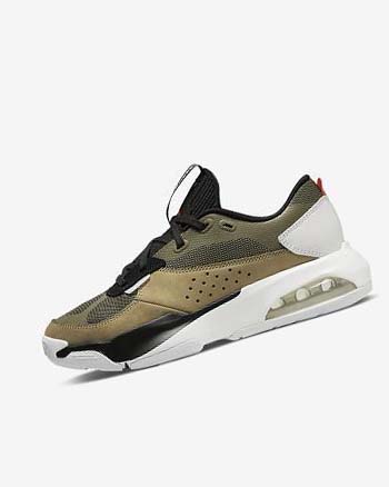 Trampki Męskie Nike Jordan Air 200E Oliwkowe Białe Brązowe Czerwone | PL_2633