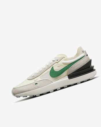 Trampki Męskie Nike Waffle One Beżowe Zielone Czarne | PL_4811