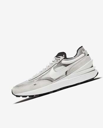 Trampki Męskie Nike Waffle One Białe Szare Czarne | PL_3260